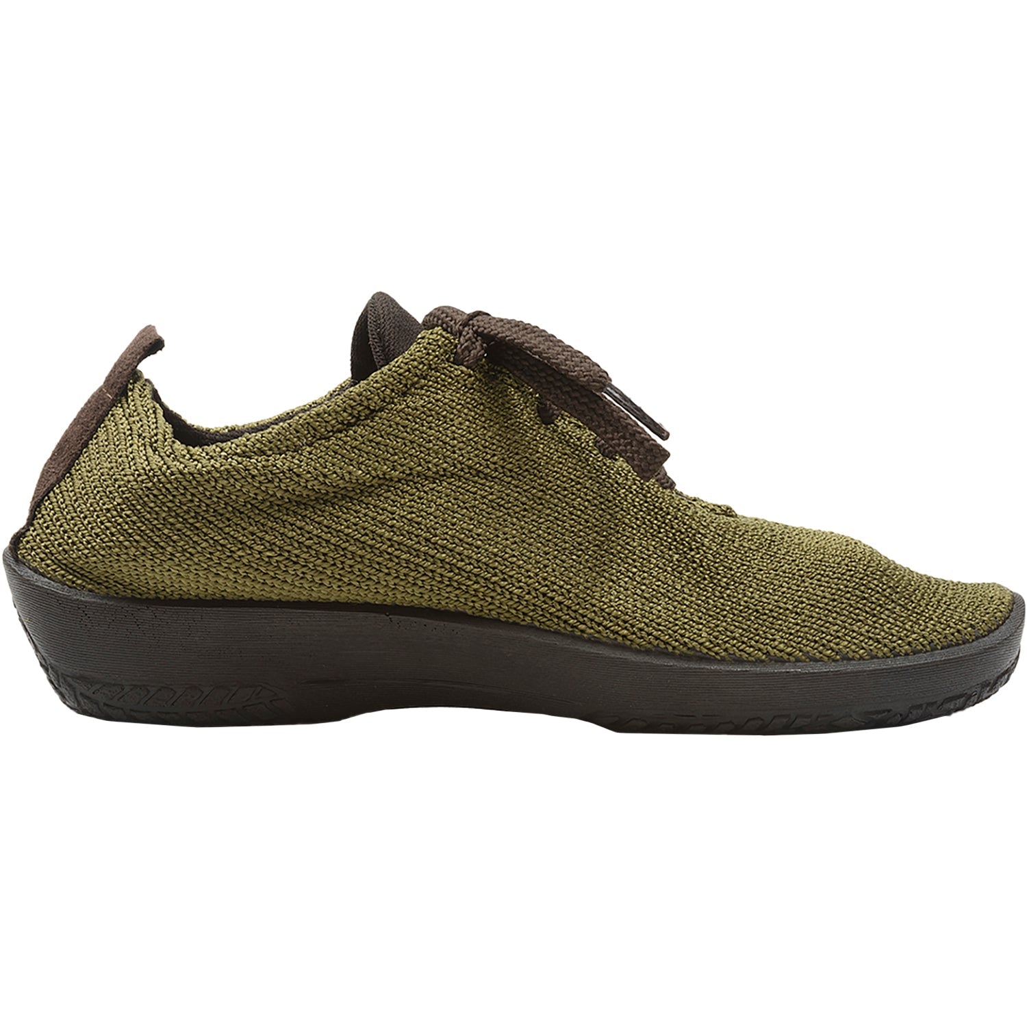 Arcopedico LS Knit Fabric Women's Athleisure Lace Up Shoes Olive