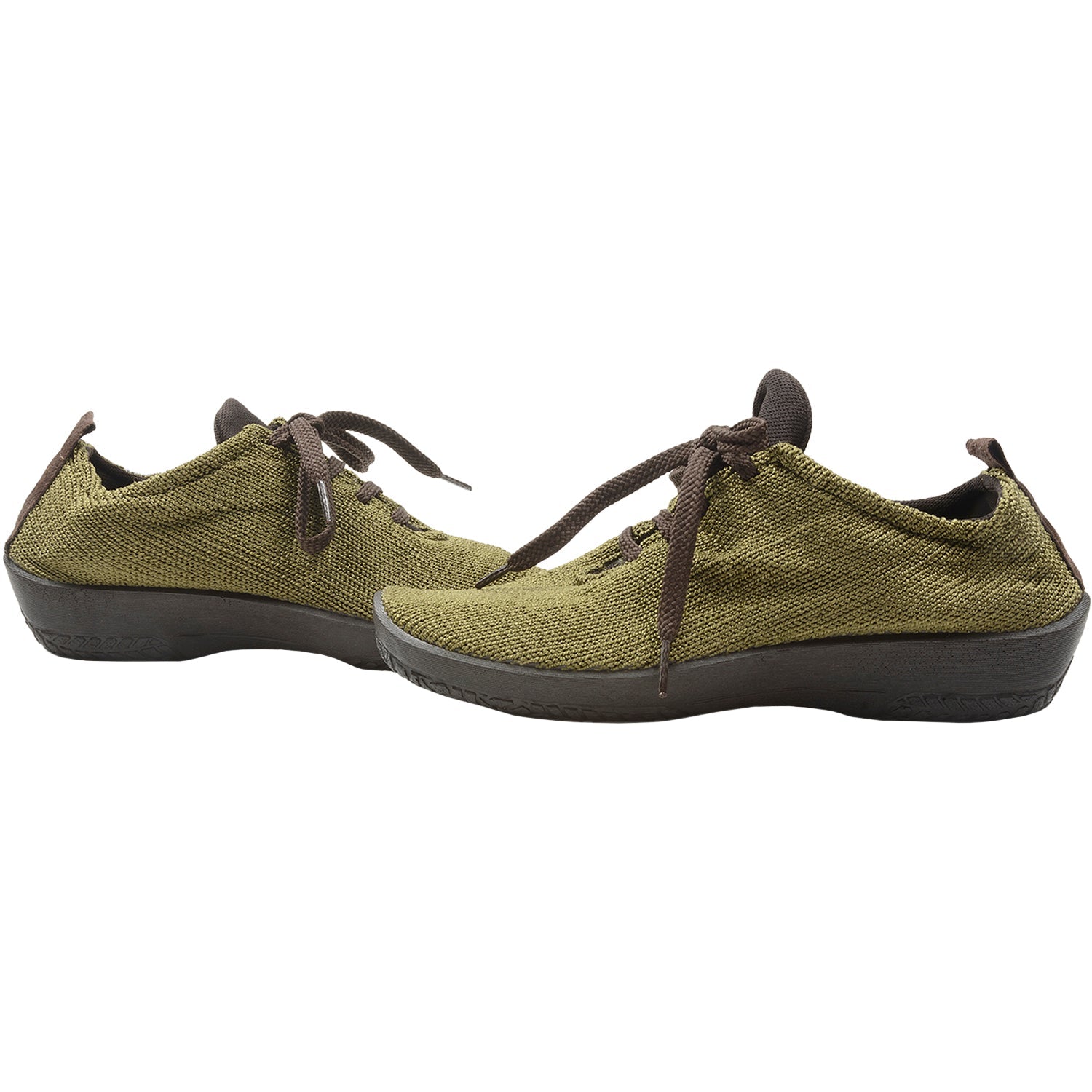 Arcopedico LS Knit Fabric Women's Athleisure Lace Up Shoes Olive