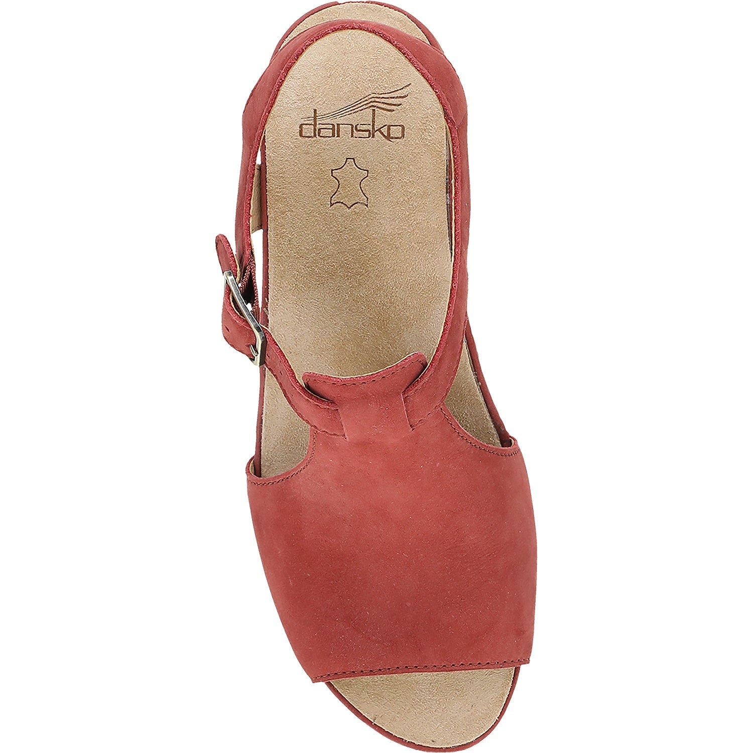 Dansko Laverne Women's Sandals Heels Paprika Nubuck