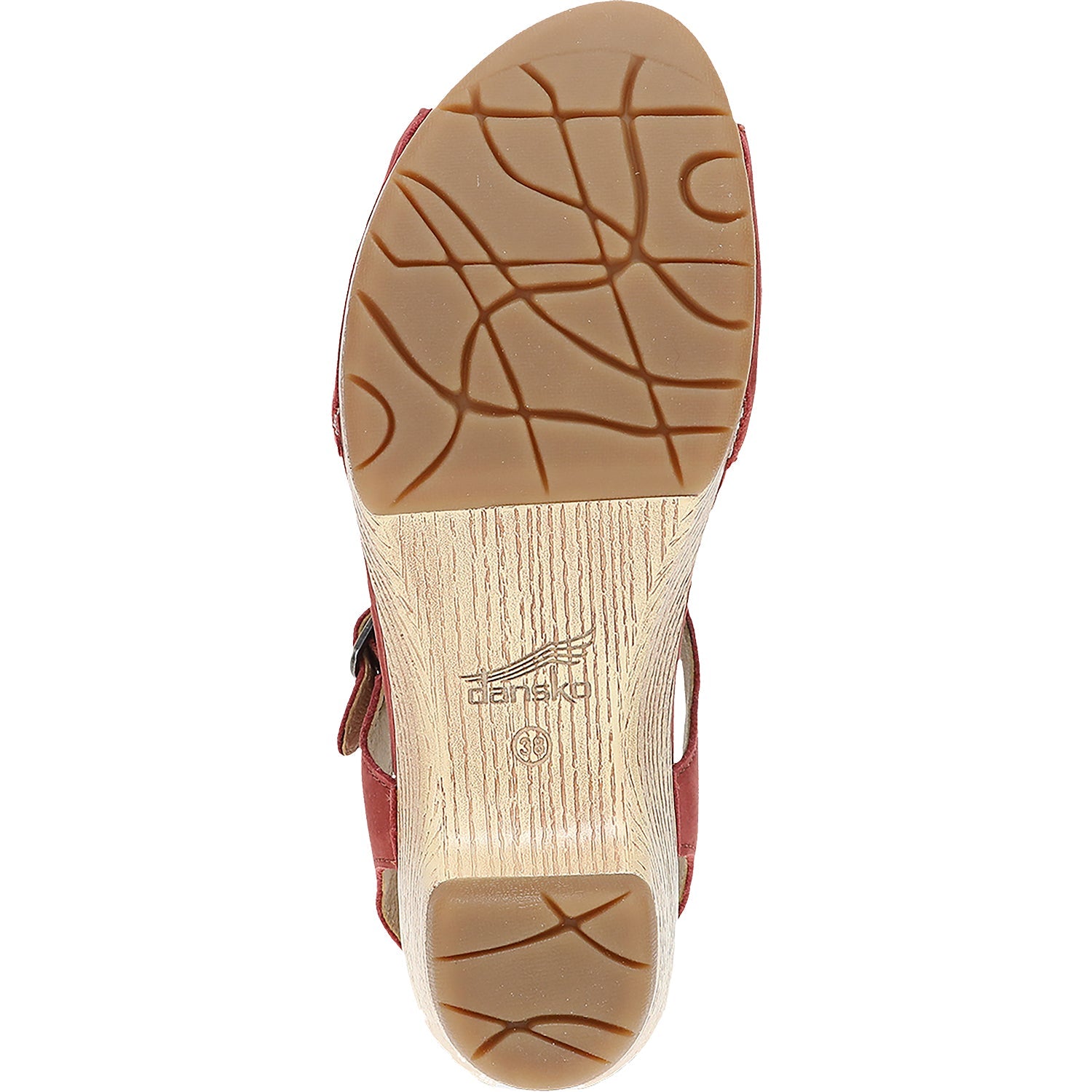 Dansko Laverne Women's Sandals Heels Paprika Nubuck
