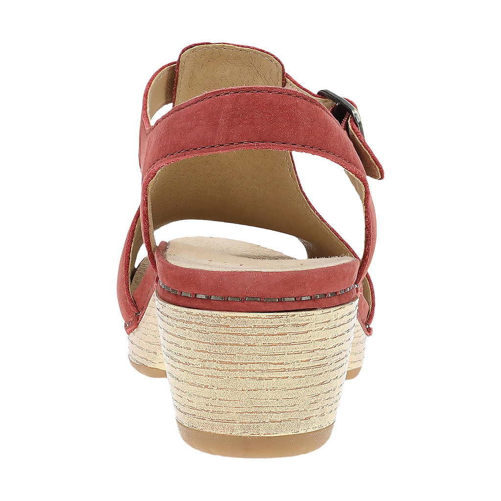 Dansko Laverne Women's Sandals Heels Paprika Nubuck