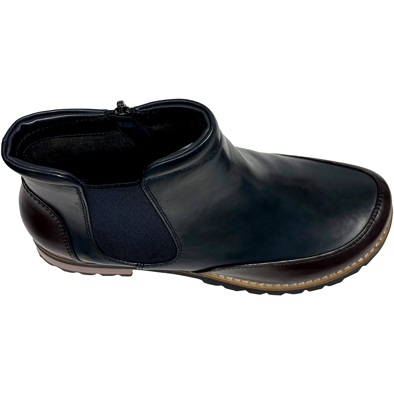 Regarde le Ciel Layla-01 7384 Women's Boots TDM/Navy Combi Leather