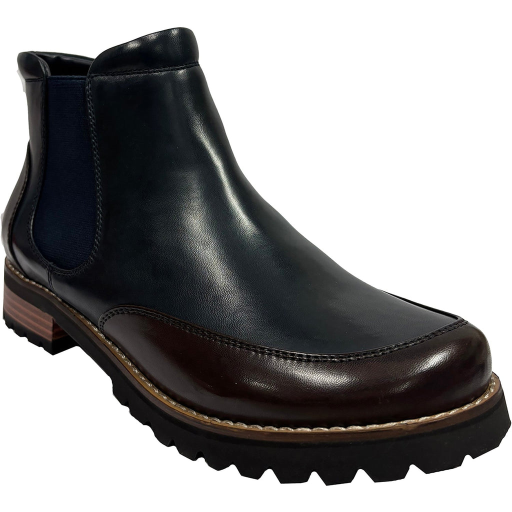 Regarde le Ciel Layla-01 7384 Women's Boots TDM/Navy Combi Leather