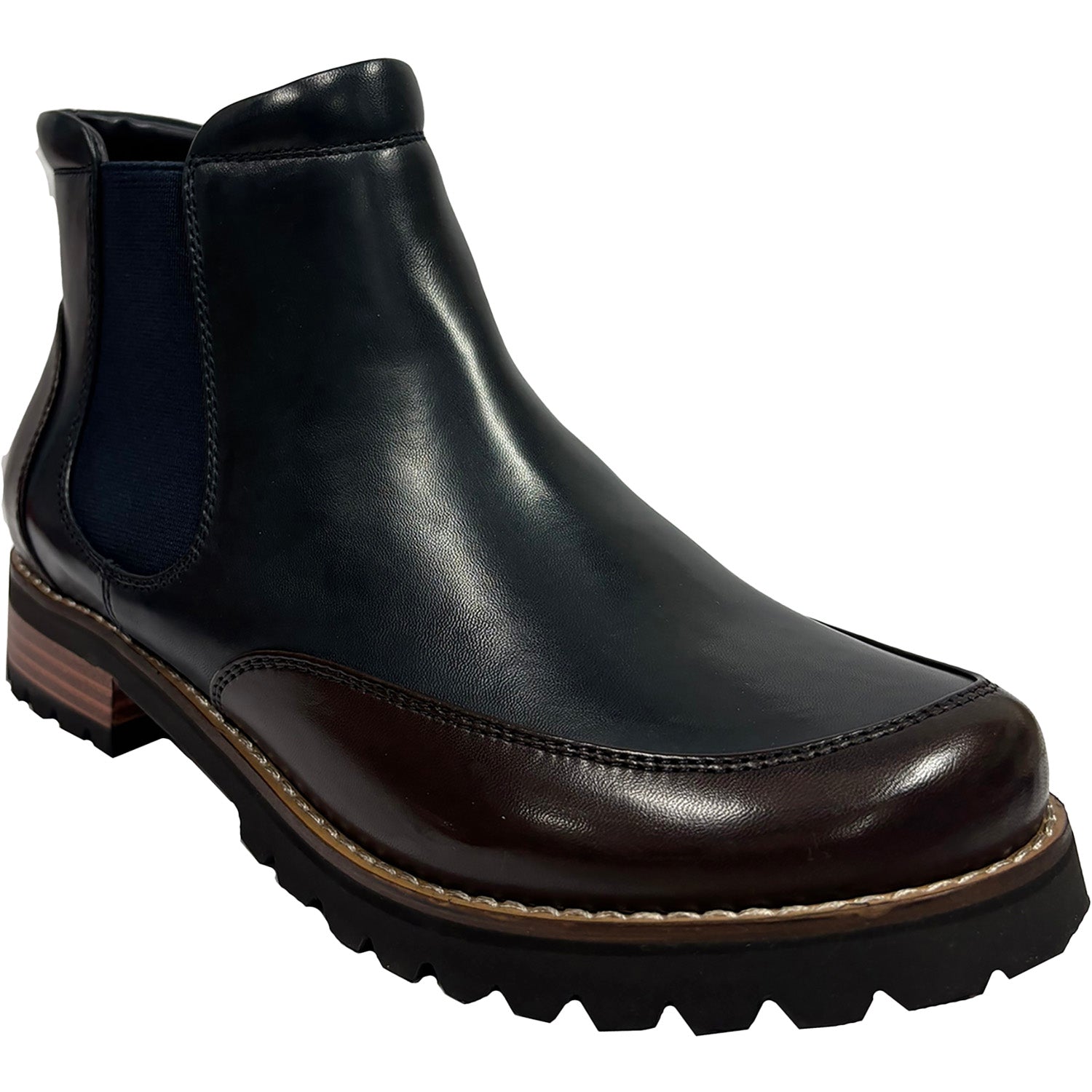 Regarde le Ciel Layla-01 7384 Women's Boots TDM/Navy Combi Leather