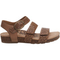 Aetrex Lilly Women's Sandals Taupe Cutout Leather