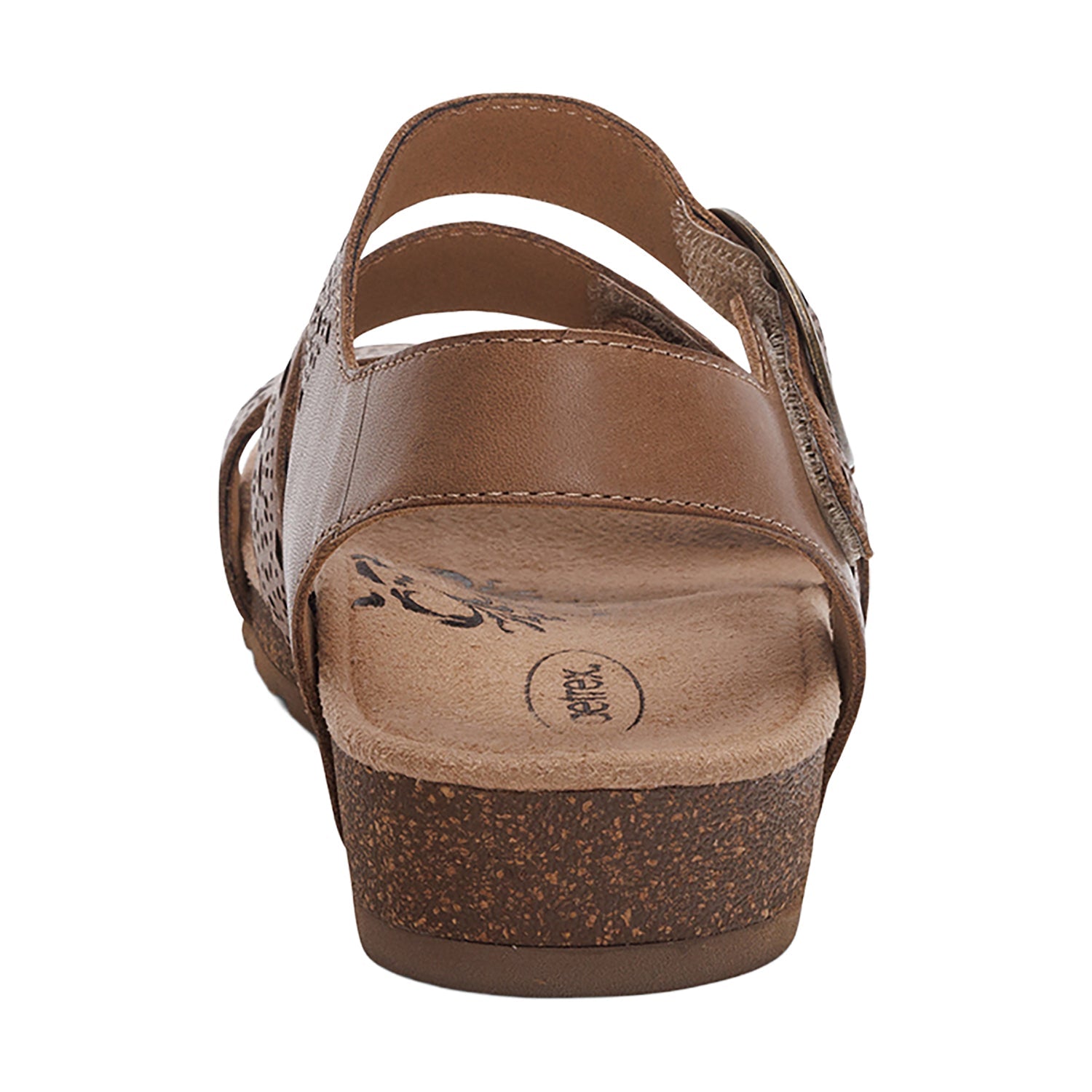 Aetrex Lilly Women's Sandals Taupe Cutout Leather