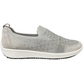 Ara Lisbon Wovenstretch with Sparkle Women's Athletic Athleisure Shoes Slip Ons Pebble
