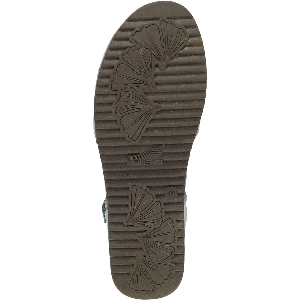 Dansko Mae Women's Mary Janes Denim Burnished Suede