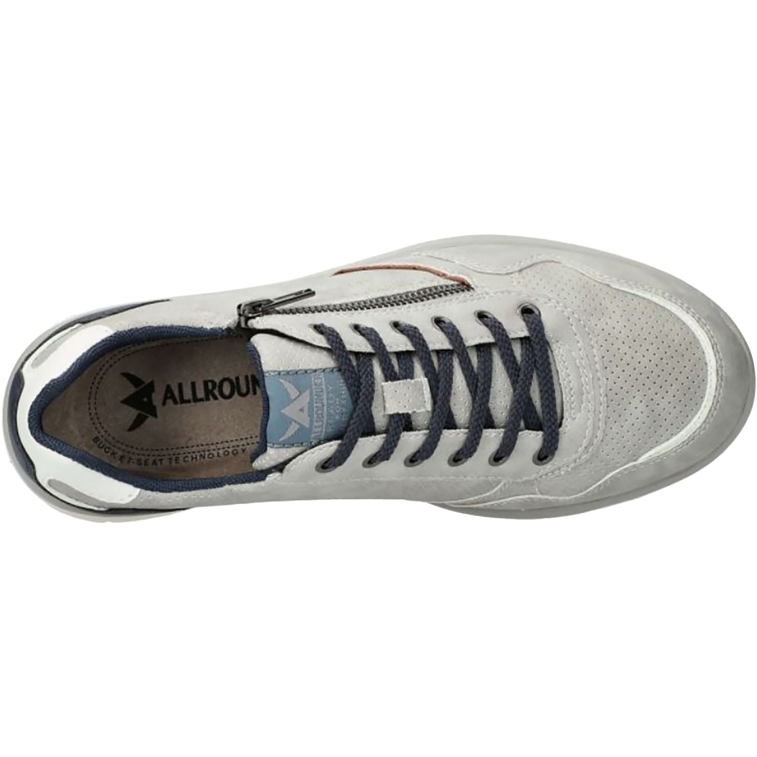 Allrounder by Mephisto Majestro Perf Men's Lace Up Shoes Dizzle/Dizzle