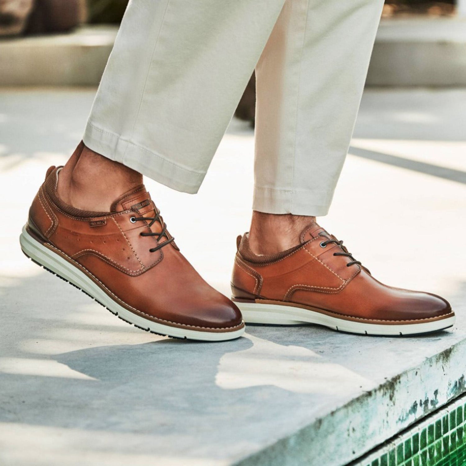 Pikolinos Manacor M1A-4276C1 Men's Lace Up Shoes Brandy