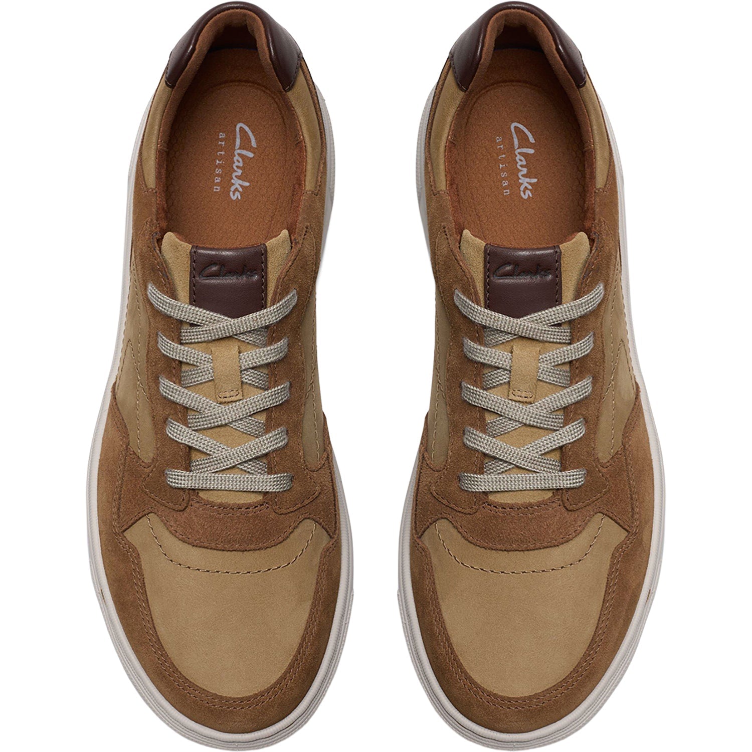Clarks Mapstone Sport Men's Lace Up Shoes Cola Combi