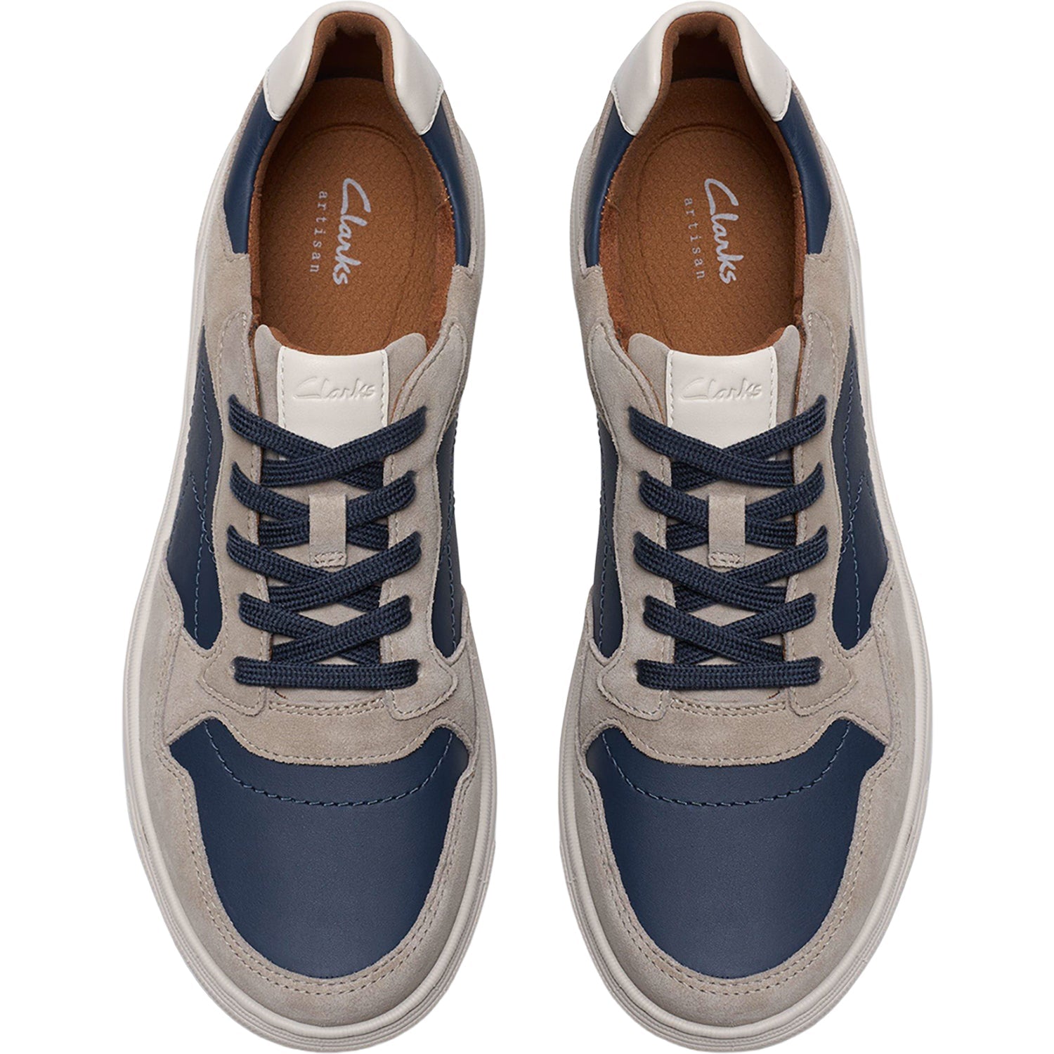 Clarks Mapstone Sport Men's Lace Up Shoes Grey Combi