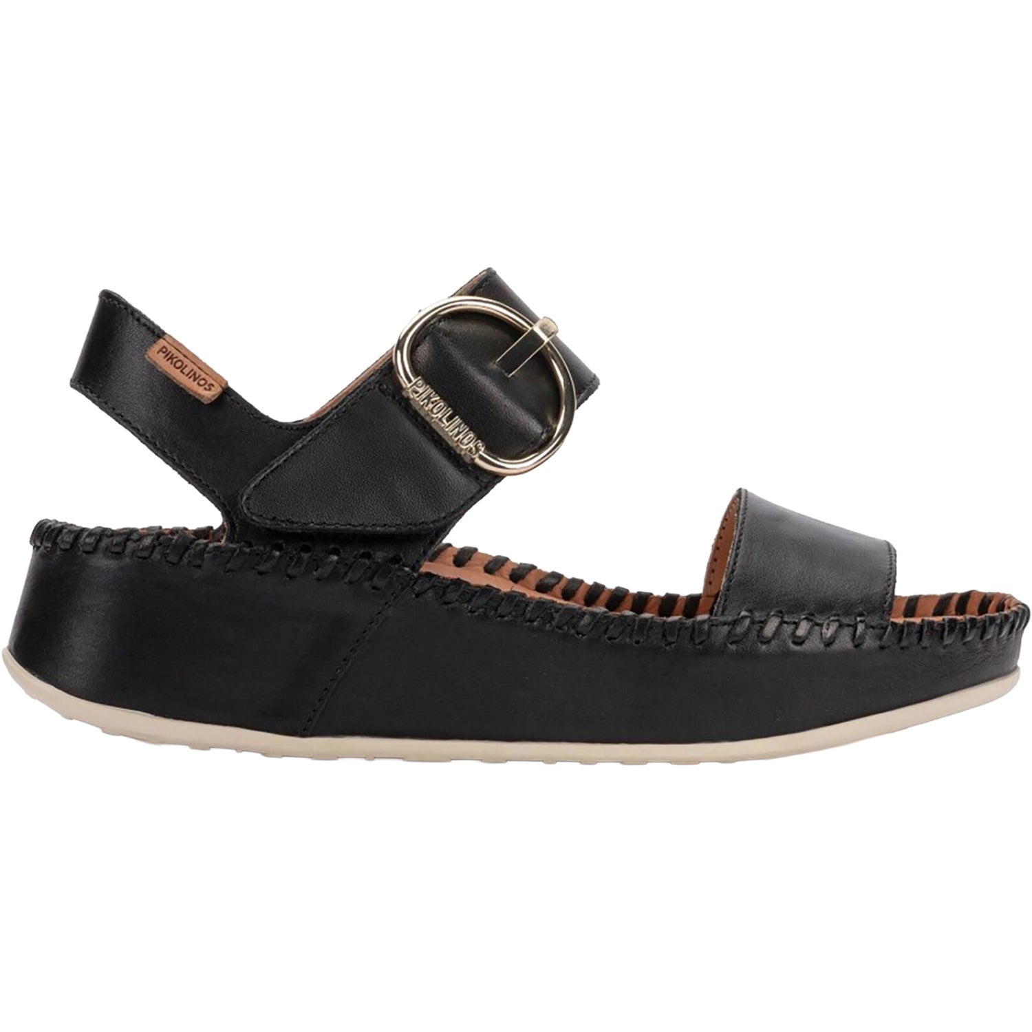 Pikolinos Marina W1C-0709 Women's Wedge Sandals Black