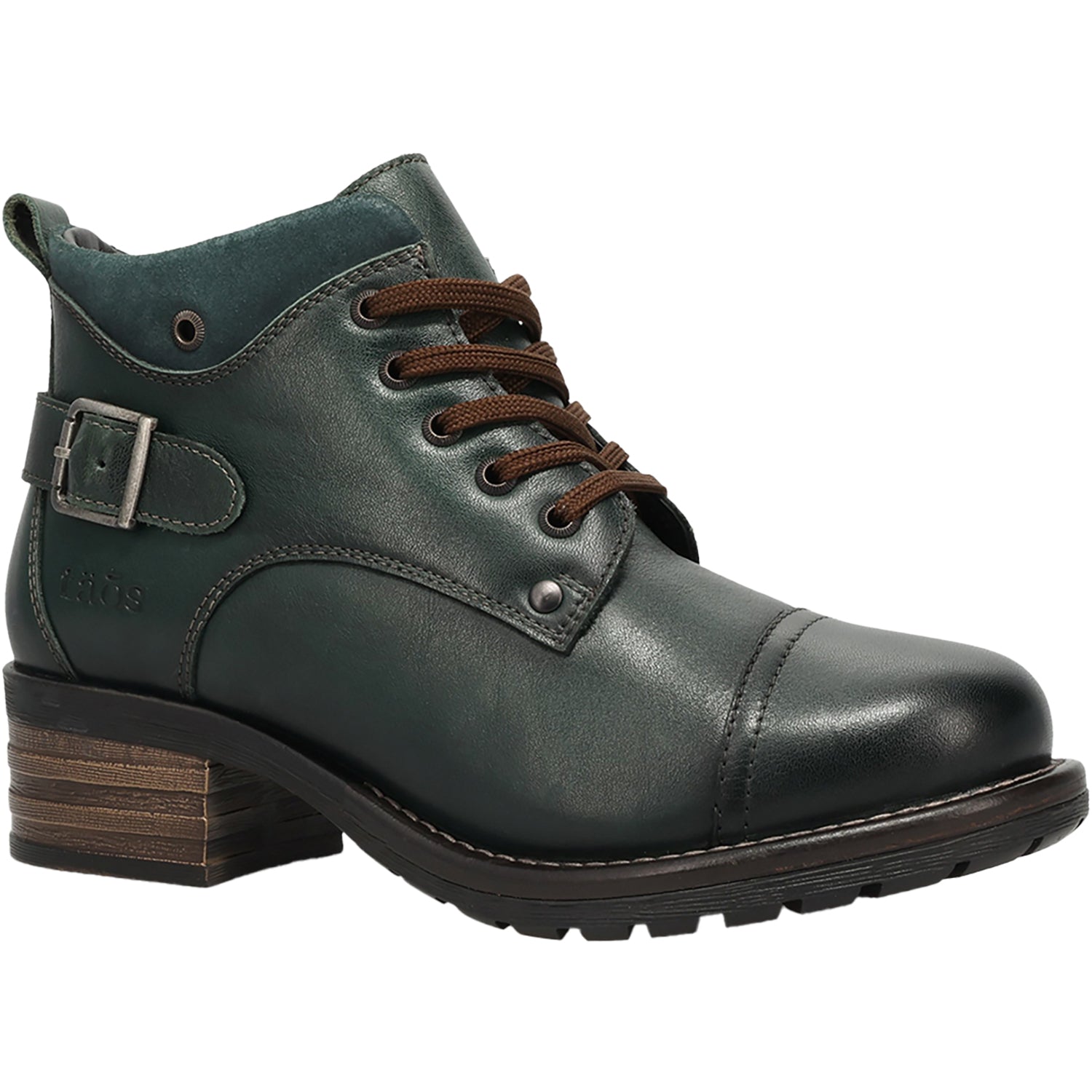Taos Mini Crave Women's Boots Deep Teal Green Leather