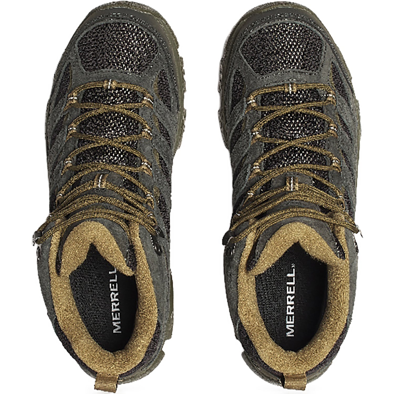 Merrell Moab 3 Mid Waterproof Men's Athletic Shoes Hiking Trail Black/Beluga