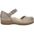 Dansko Mae Women's Mary Jane Traditional Taupe Suede