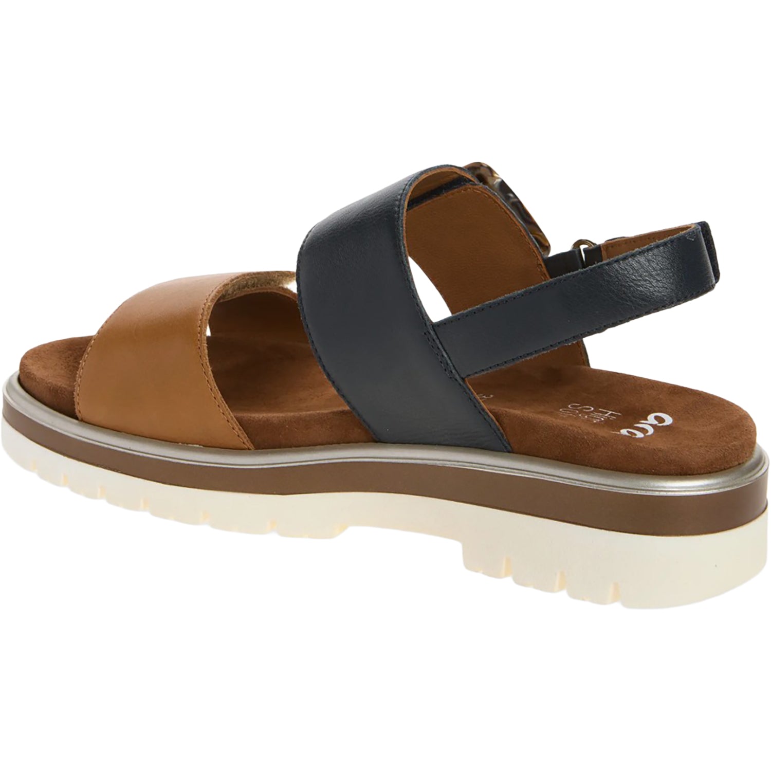 Ara Marbella Women's Sandals Caramel/Navy Calf Leather