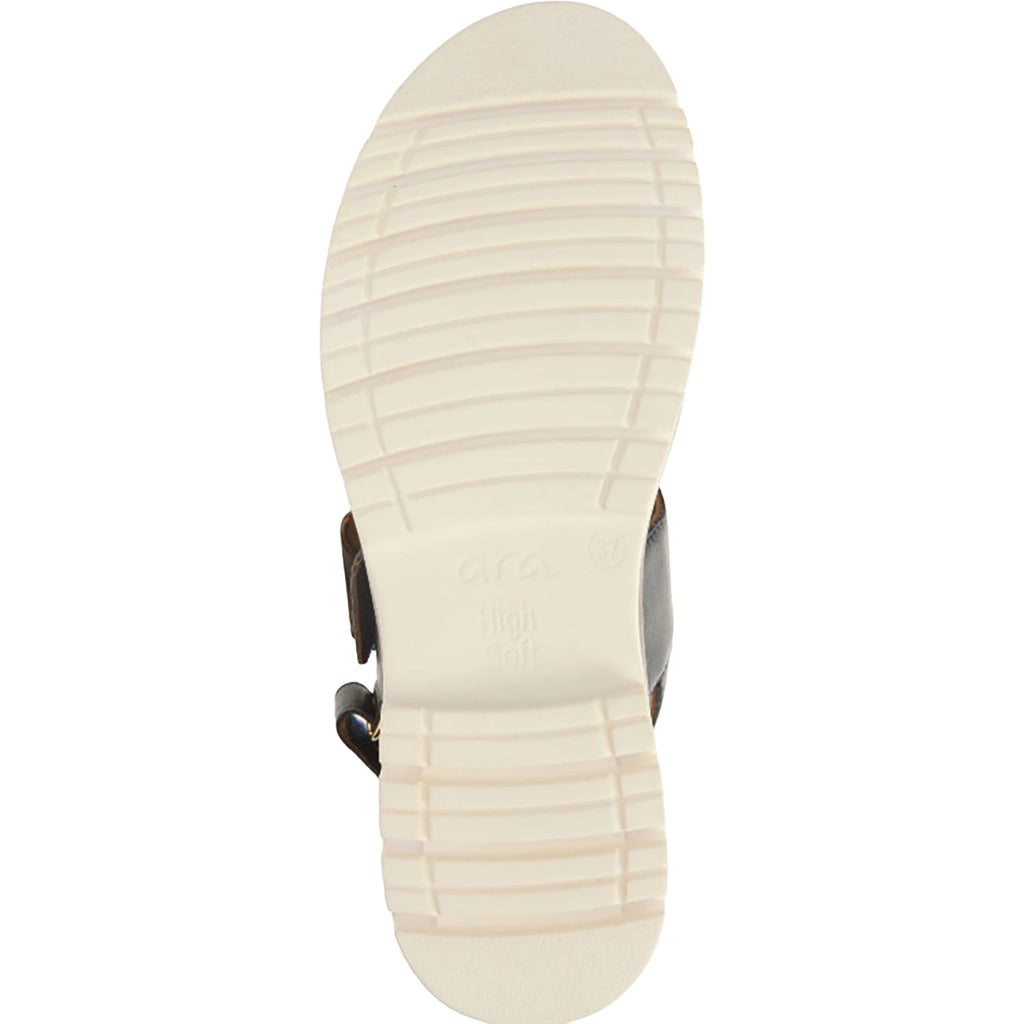 Ara Marbella Women's Sandals Caramel/Navy Calf Leather