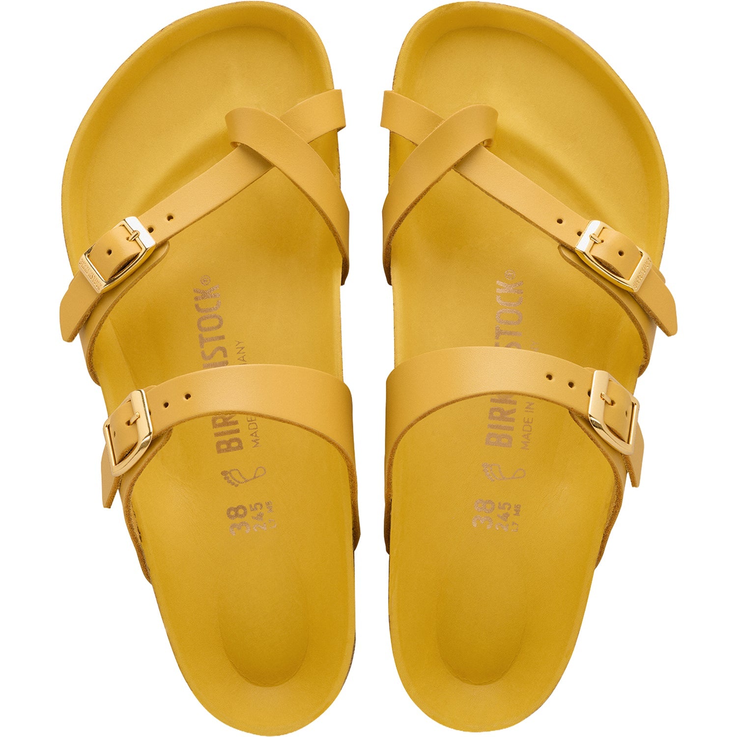 Birkenstock Mayari Amalfi Women's Sandals Ochre Leather