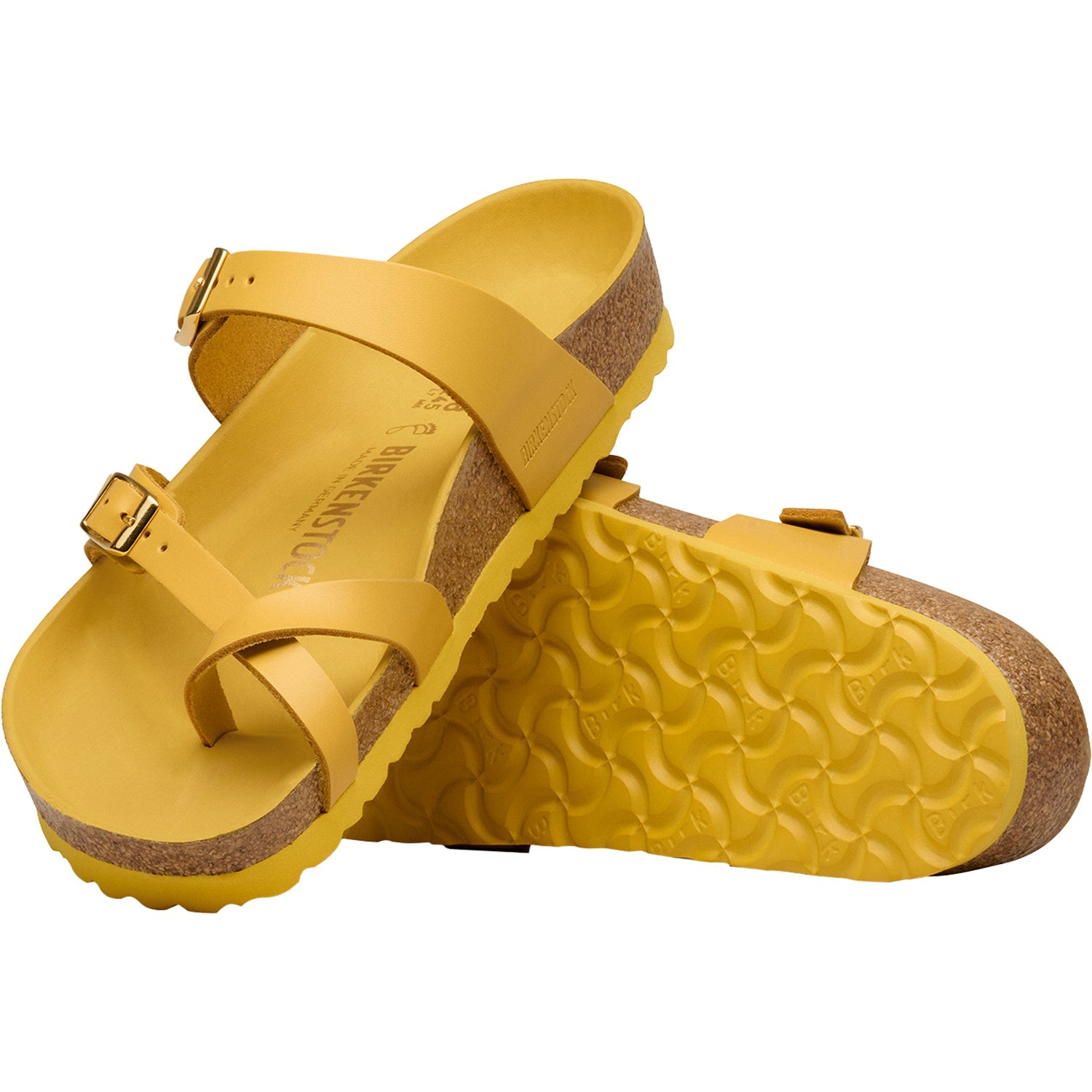 Birkenstock Mayari Amalfi Women's Sandals Ochre Leather