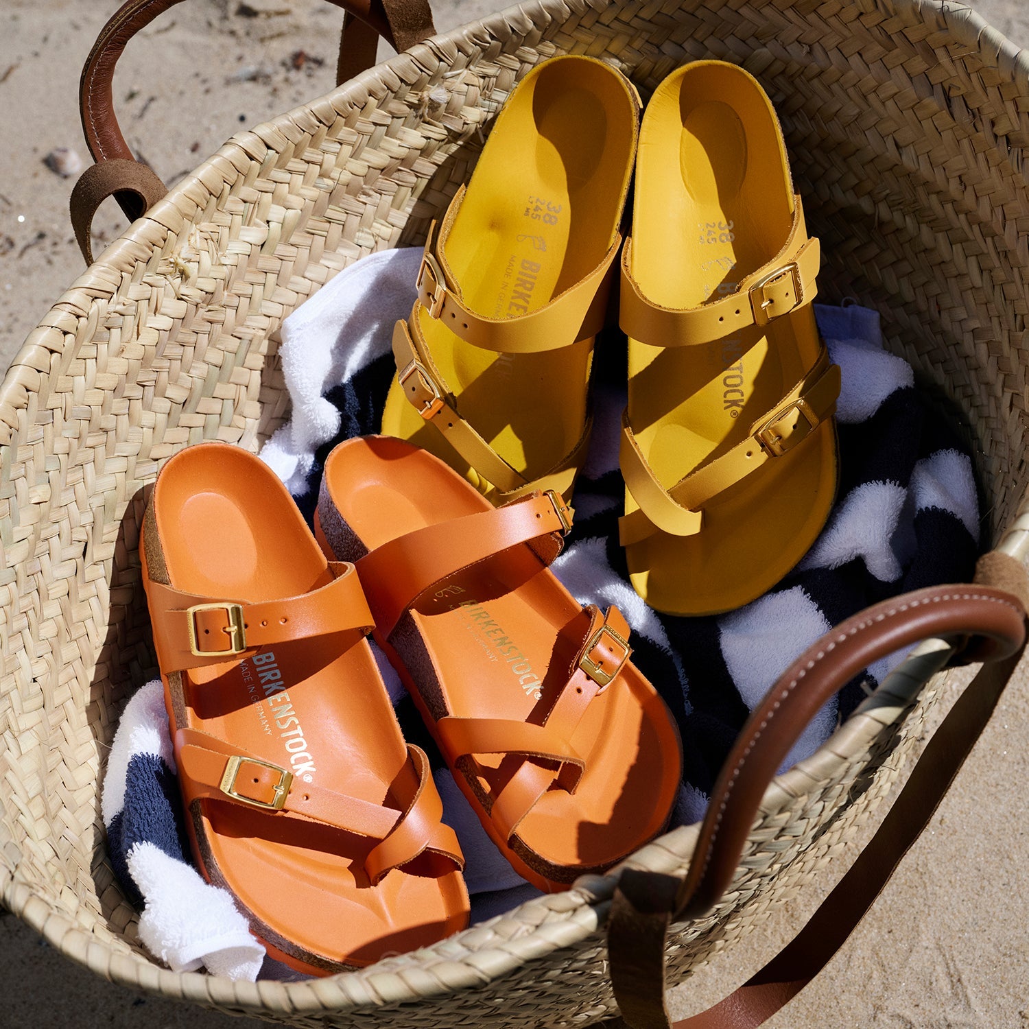 Birkenstock Mayari Amalfi Women's Sandals Kurkuma Leather