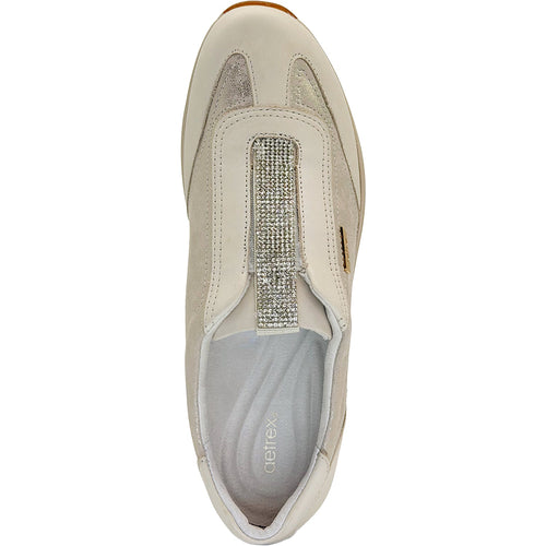 Aetrex Megan Women's Slip Ons Sporty Champagne