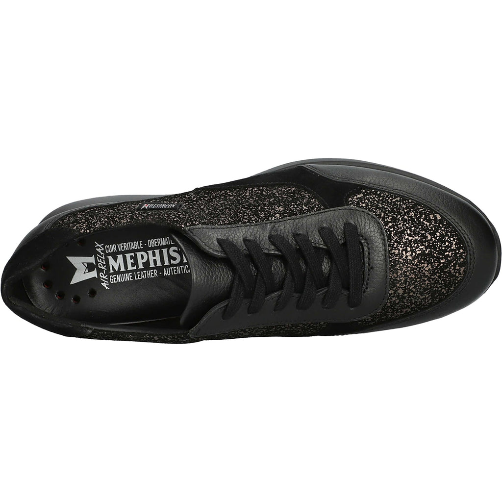 Mephisto Mendy Ceulan Women's Sporty Lace Up Shoes Black Ceulan