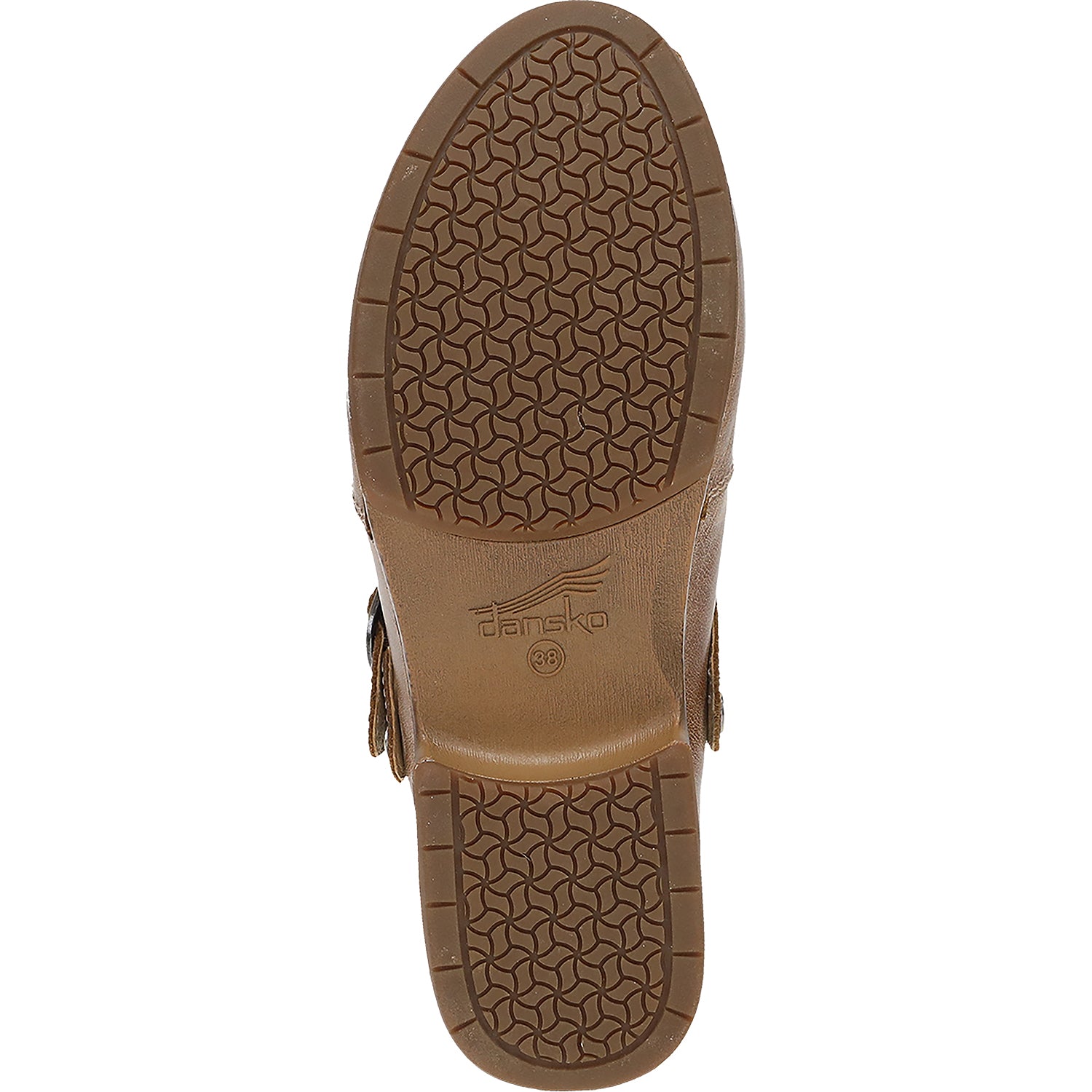Dansko Millie Women's Open Back Clogs Tan Waxy Brush Off