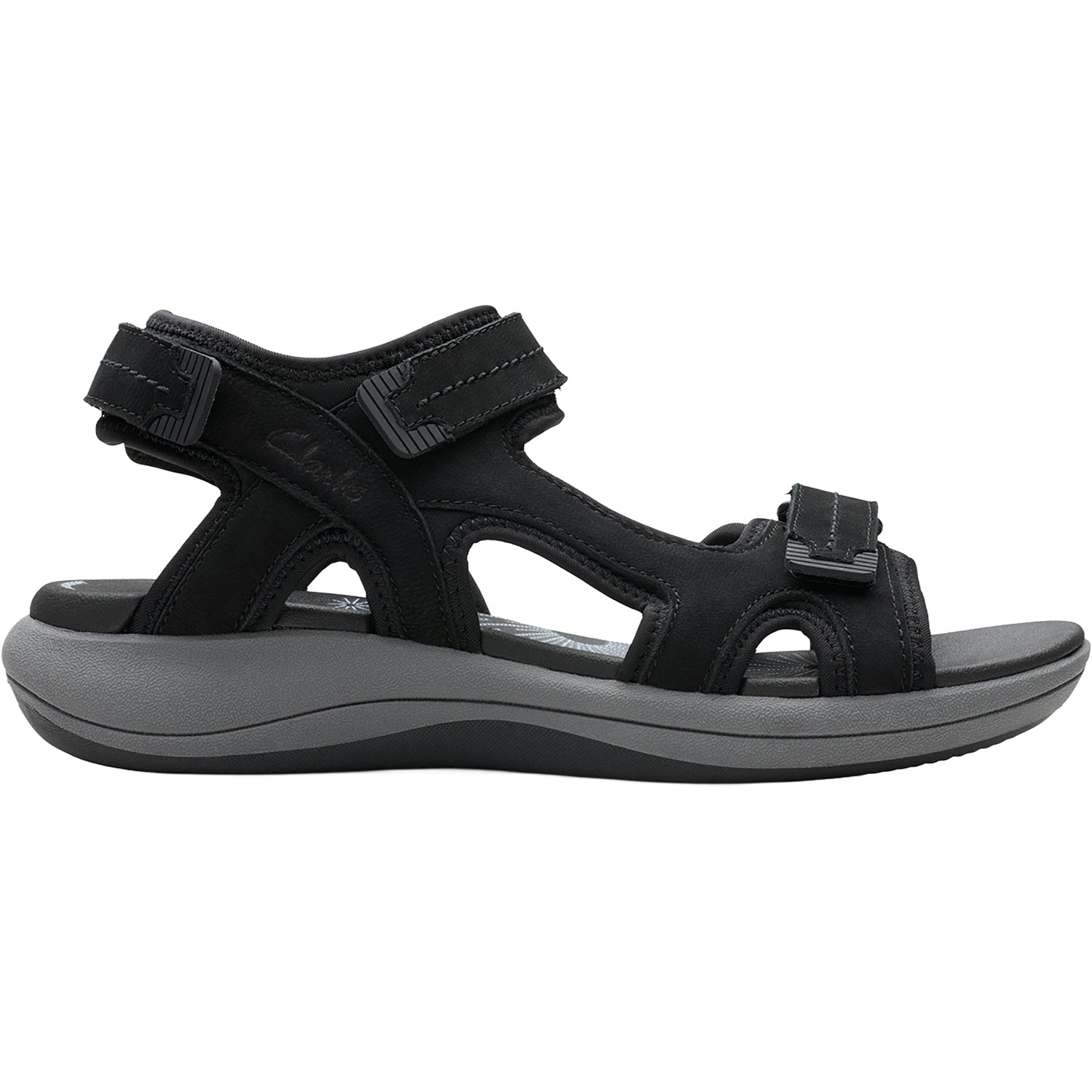 Clarks Mira Free Women's Outdoor Sandals Black Nubuck