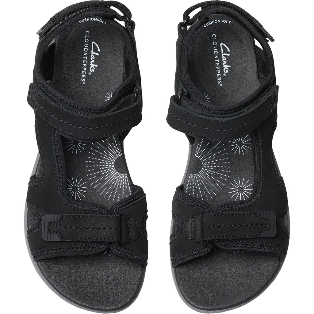 Clarks Mira Free Women's Outdoor Sandals Black Nubuck