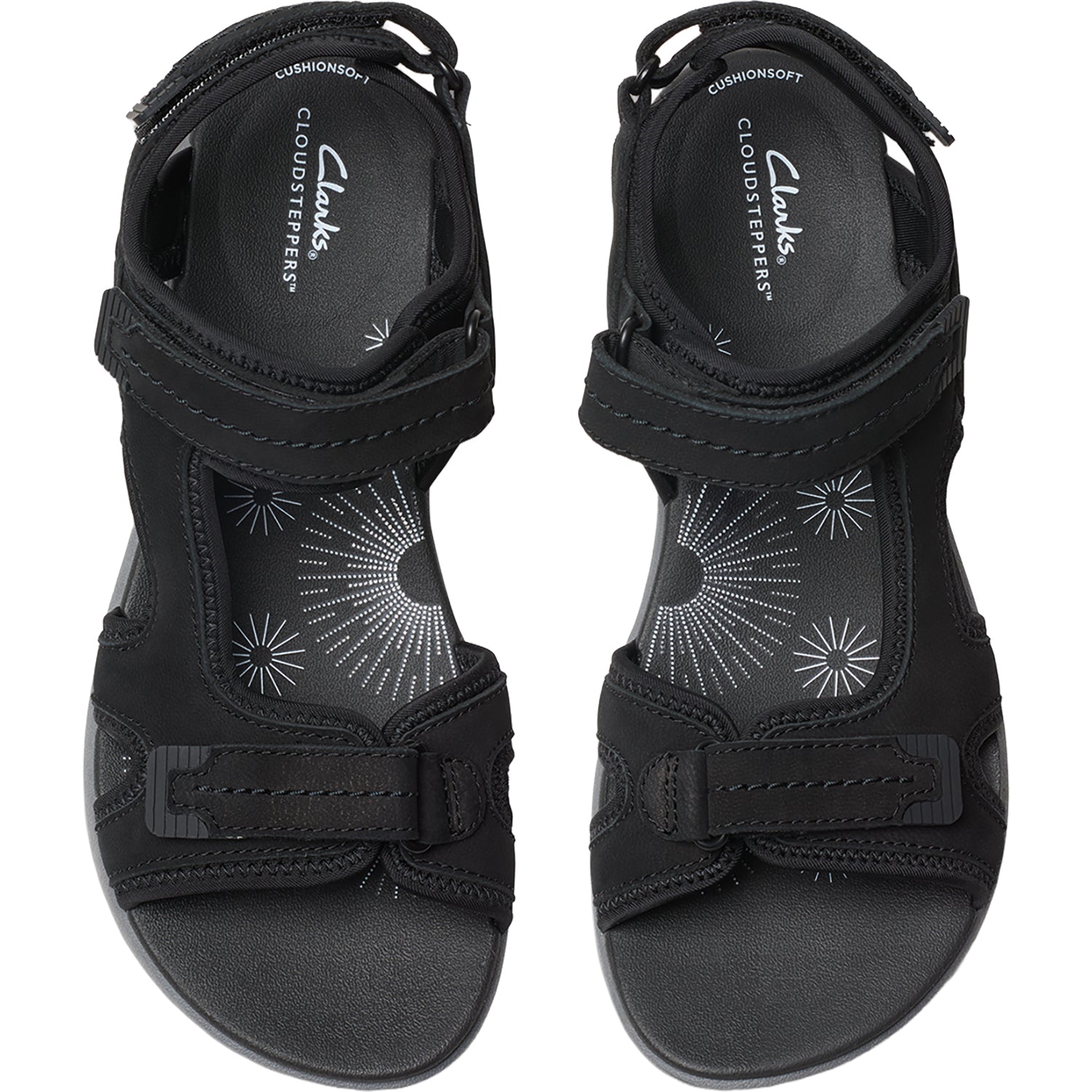 Clarks Mira Free Women's Outdoor Sandals Black Nubuck