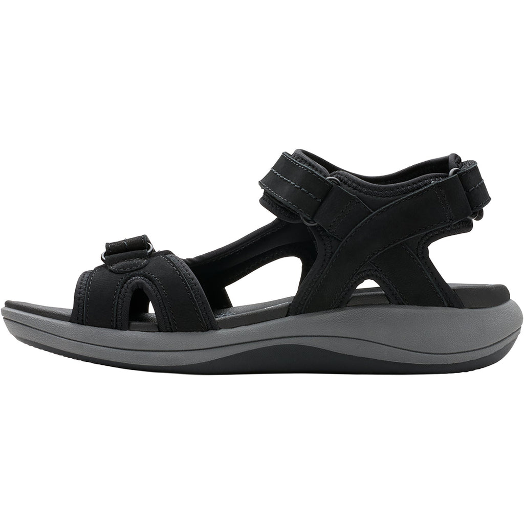 Clarks Mira Free Women's Outdoor Sandals Black Nubuck