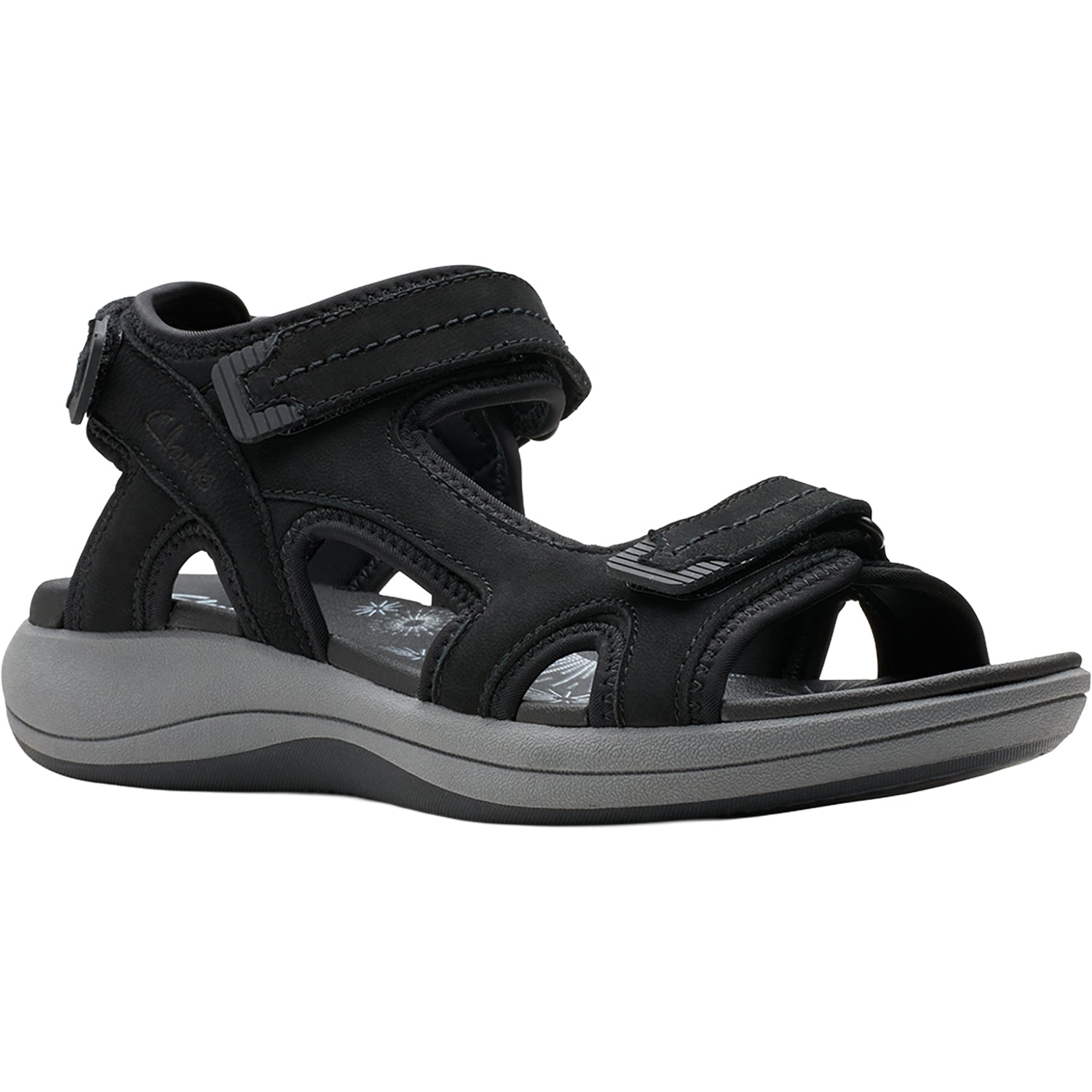 Clarks Mira Free Women's Outdoor Sandals Black Nubuck