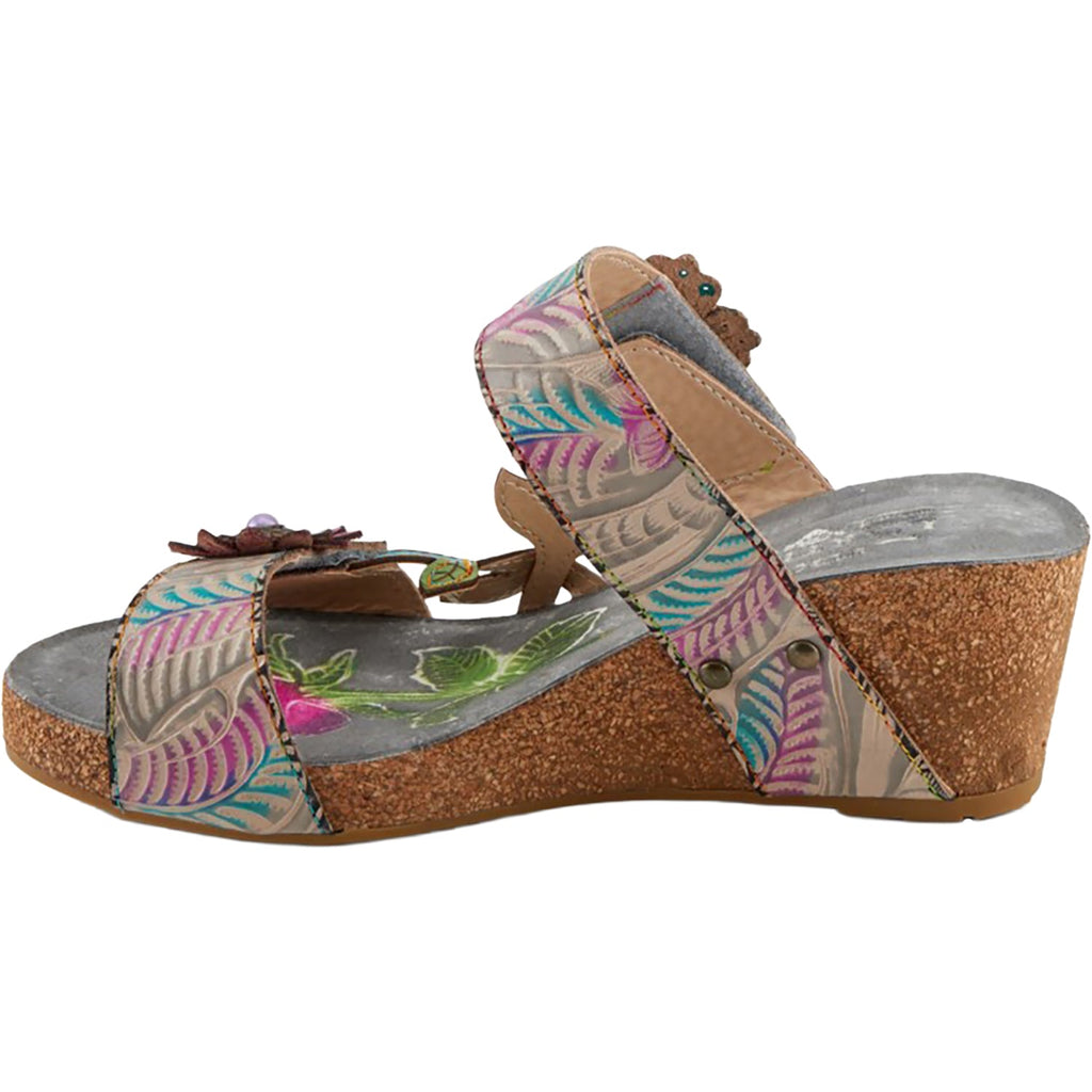 L'Artiste by Spring Step Moai Women's Sandals Grey Multi