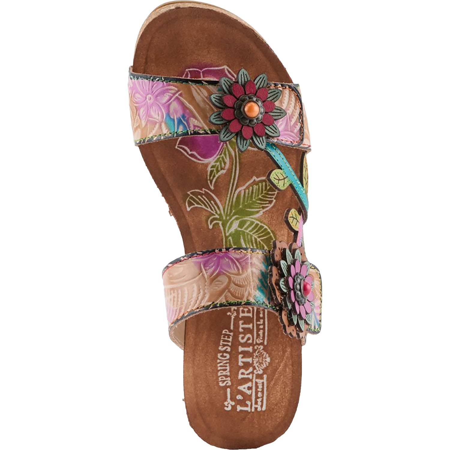 L'Artiste by Spring Step Moai Women's Sandals Tan Multi
