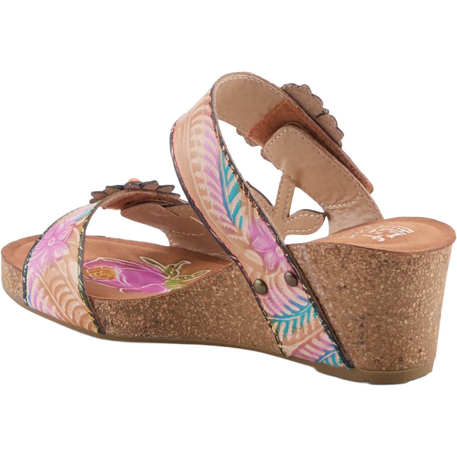 L'Artiste by Spring Step Moai Women's Sandals Tan Multi