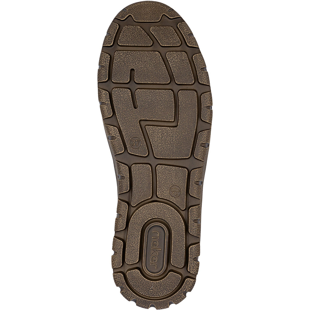 Rieker N1305-45 Women's Boots Basalt/Orange-Multi/Basalt