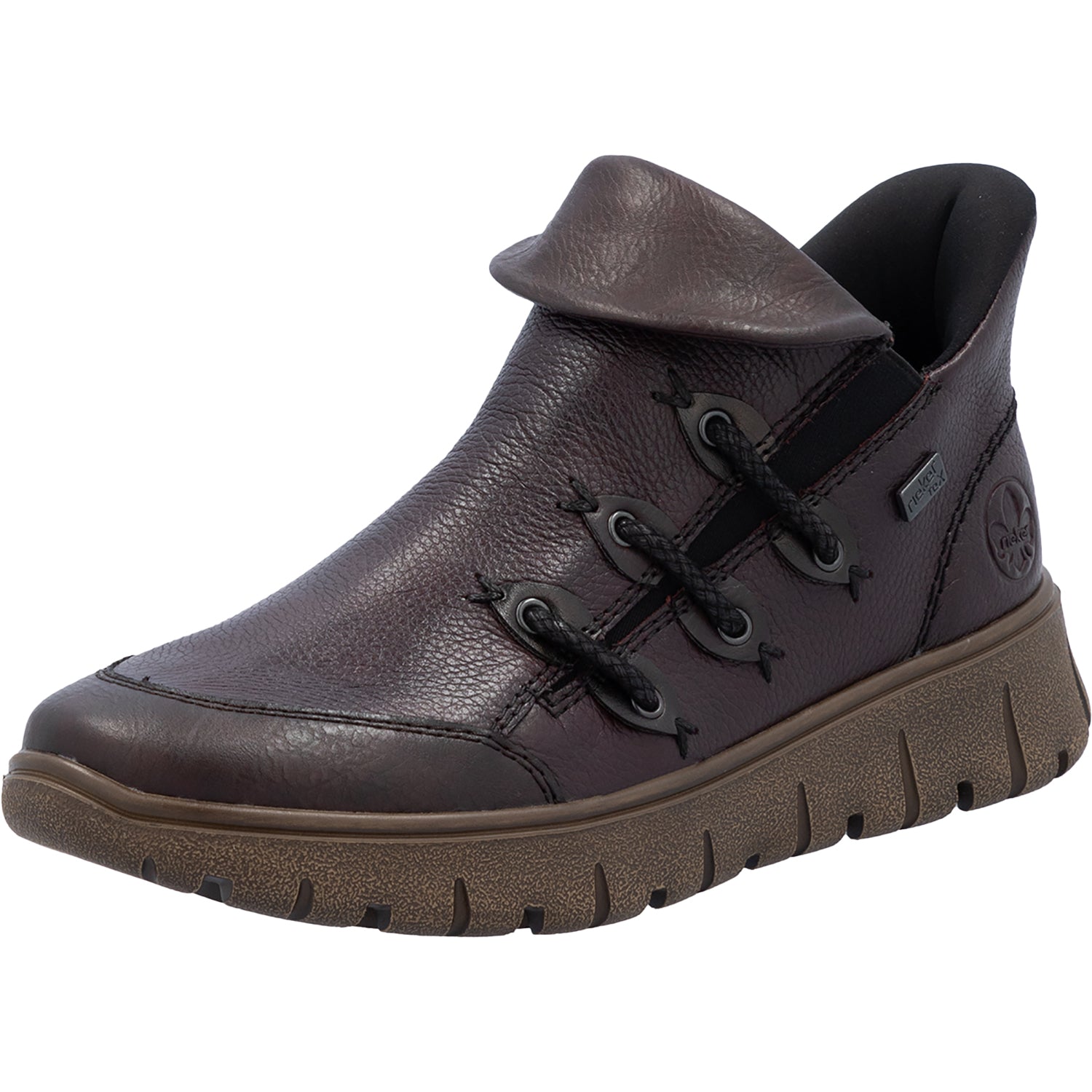 Rieker N1353-35 Women's Boots Havanna/Cerise/Antik Leather