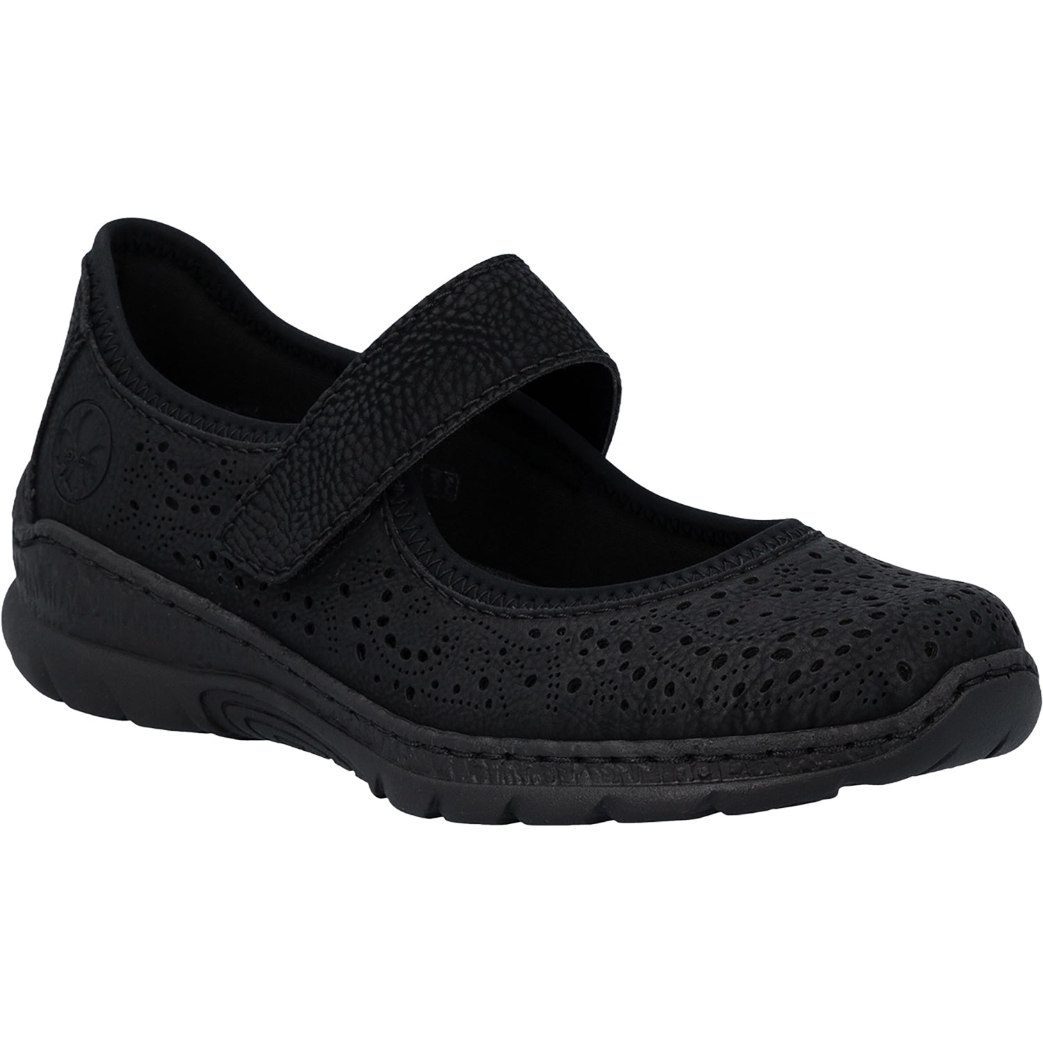Rieker N4299-00 Nikita 99 Women's Mary Janes Schwarz/Schwarz/Schwarz