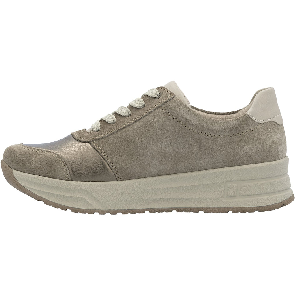 Rieker N8114-61 Doerte Women's Lace Up Shoes Merino/Bronze/Lehu/Bronze Leather