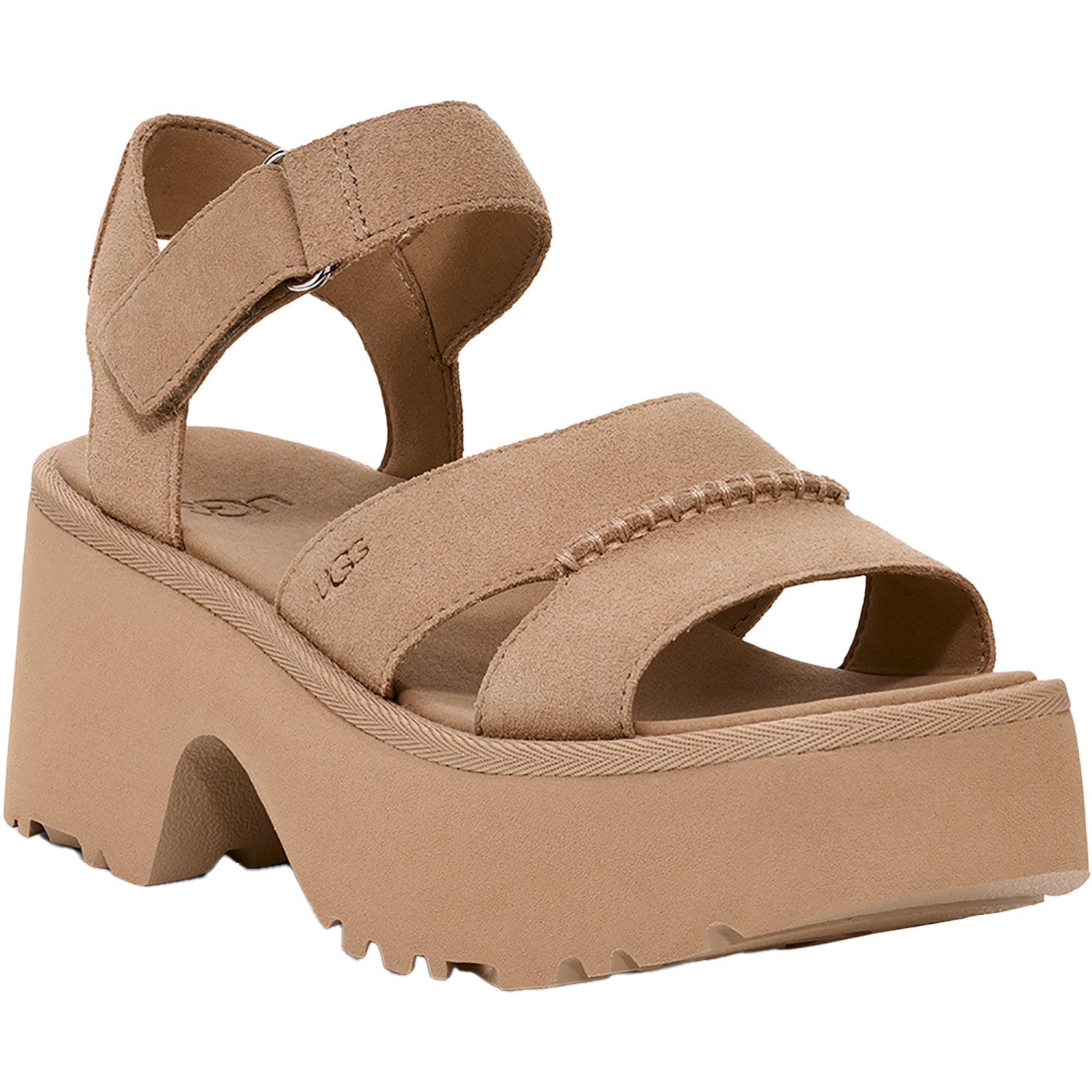 UGG New Heights Ankle Strap Women's Sandals Mustard Seed