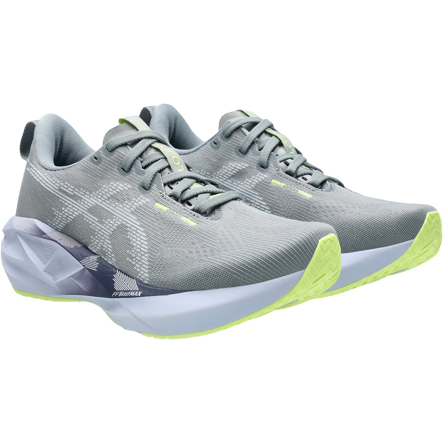 ASICS Novablast 5 (Neutral Support) Women's Athletic Shoes Gravel/Blue Fade