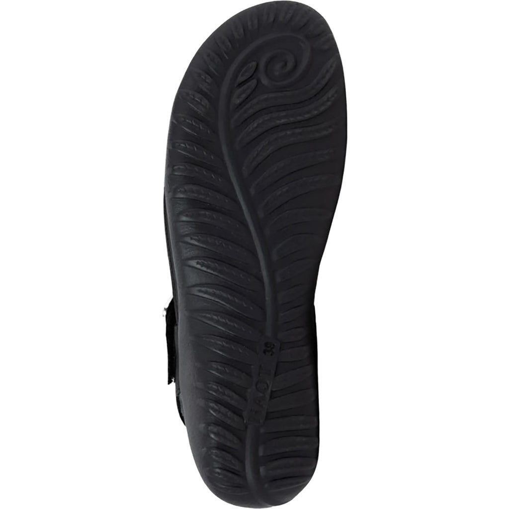 Naot Nagoya Women's Shoes Ebony Nubuck/Black Leather
