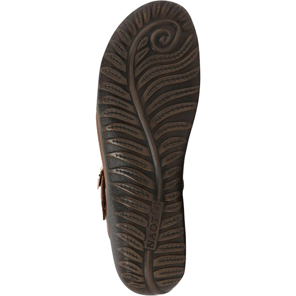 Naot Nagoya Women's Shoes Latte Brown Leather/Saddle Brown Leather