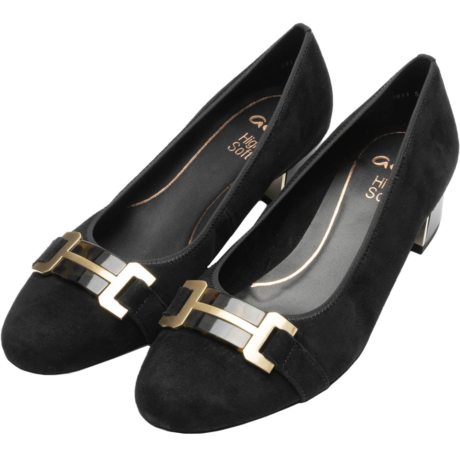 Ara Nebula Women's Dress Heels Black Kid Suede