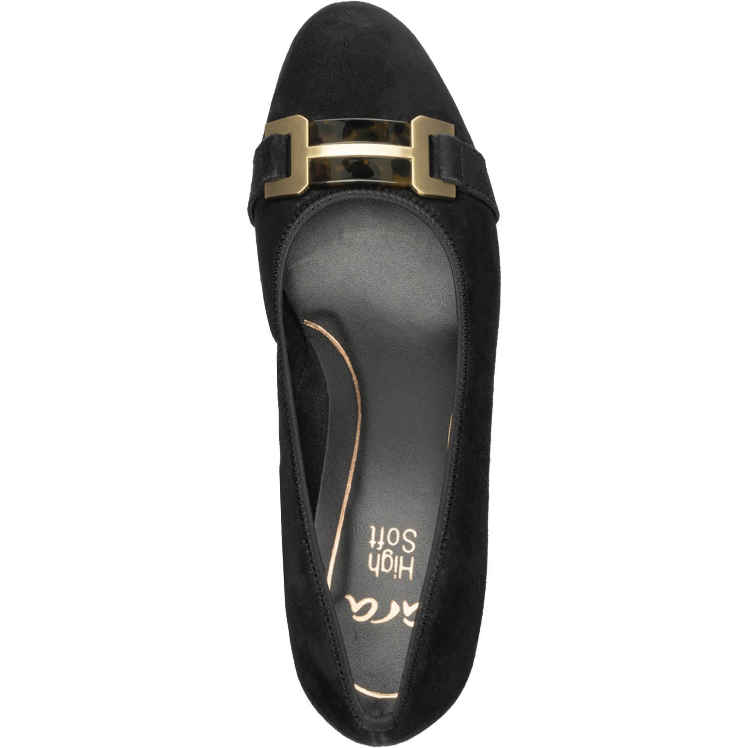 Ara Nebula Women's Dress Heels Black Kid Suede