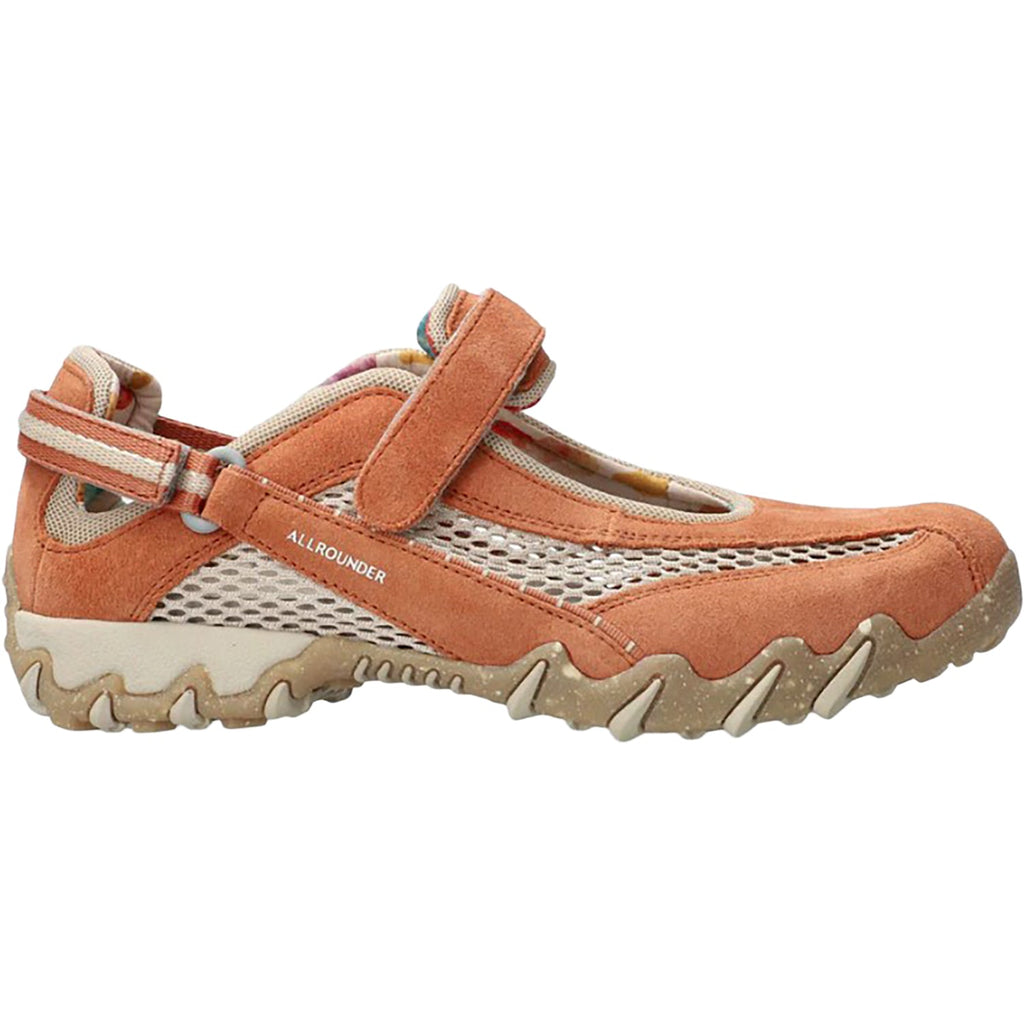 Allrounder by Mephisto Niro Women's Trail Hiking Shoes Caramello Suede/Mesh
