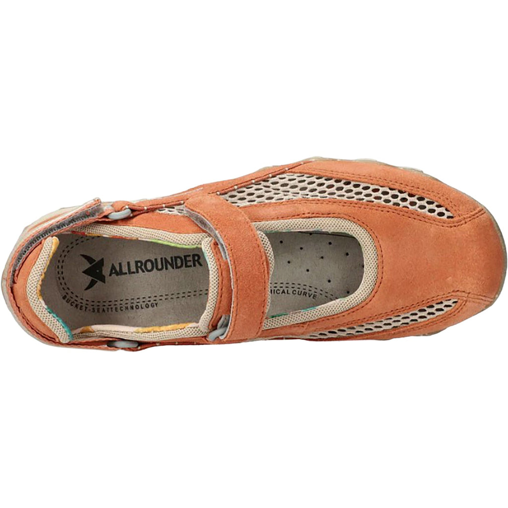 Allrounder by Mephisto Niro Women's Trail Hiking Shoes Caramello Suede/Mesh