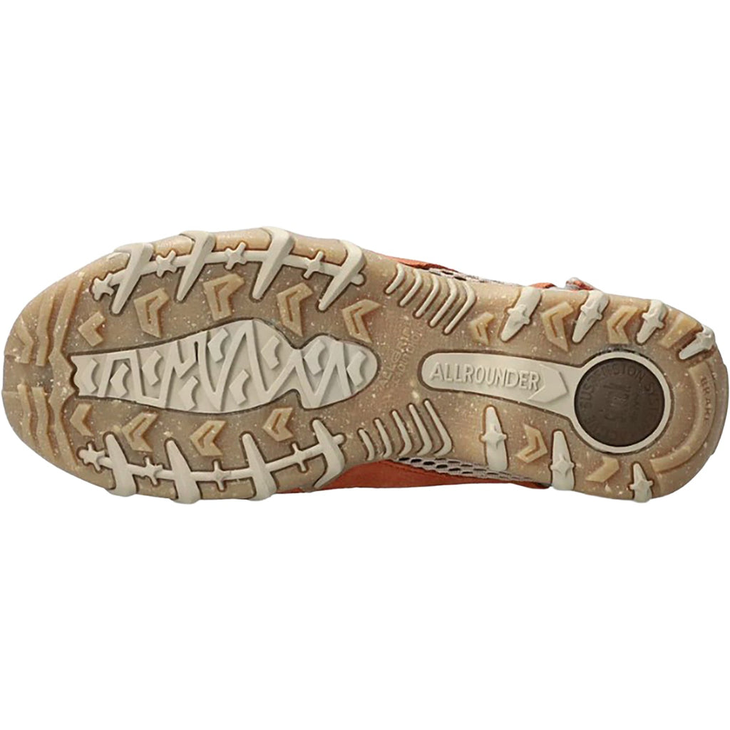 Allrounder by Mephisto Niro Women's Trail Hiking Shoes Caramello Suede/Mesh