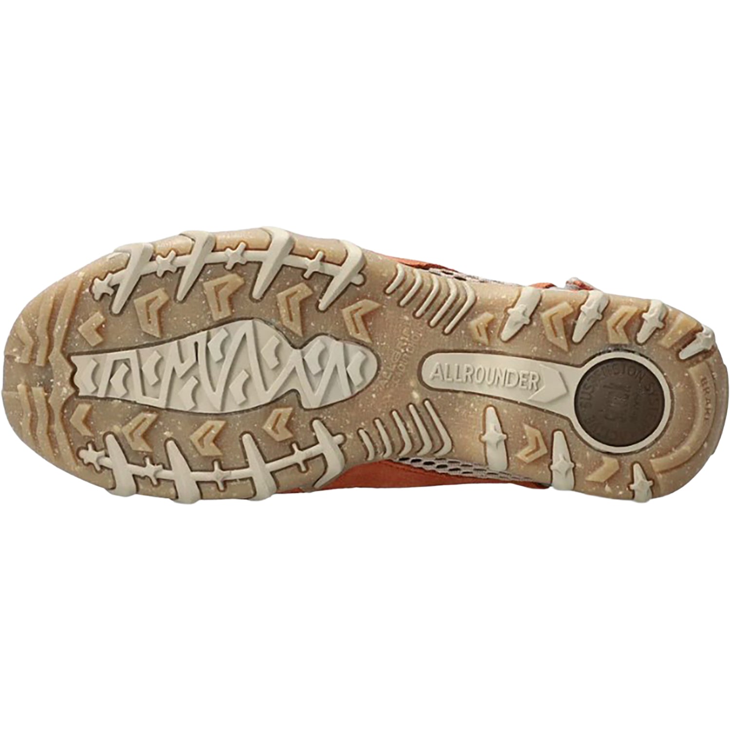 Allrounder by Mephisto Niro Women's Trail Hiking Shoes Caramello Suede/Mesh